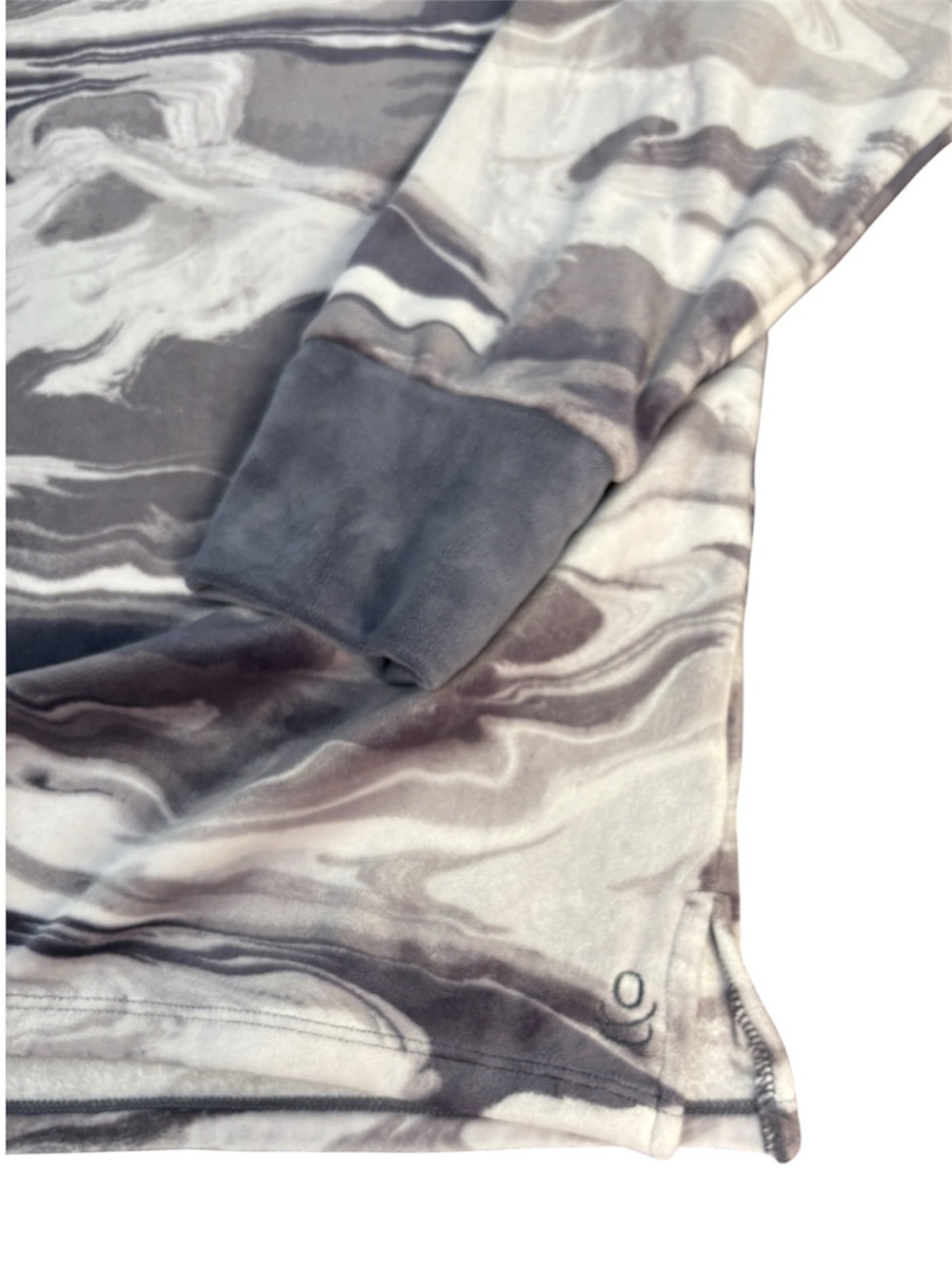 Cuddl Duds Pajamas Loungewear Marble Ultra Plush Soft Velvet Like Petite Large - Picture 3 of 16